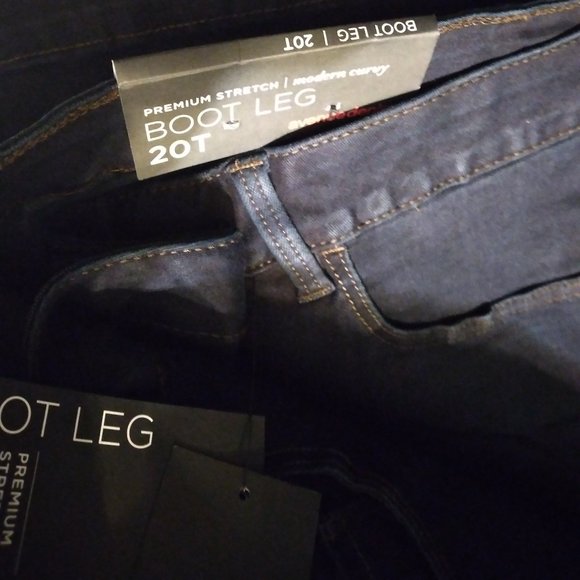 Avenue Denim Boot Leg Jeans Size 20T - Picture 5 of 5
